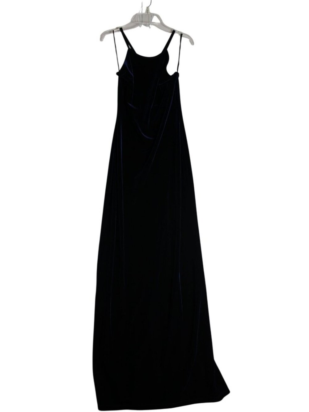 Hot Kiss Blue Velvet Long Formal Dress Women's Small